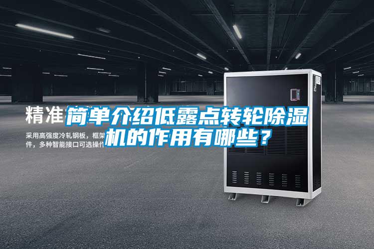 簡(jiǎn)單介紹低露點(diǎn)轉(zhuǎn)輪除濕機(jī)的作用有哪些？