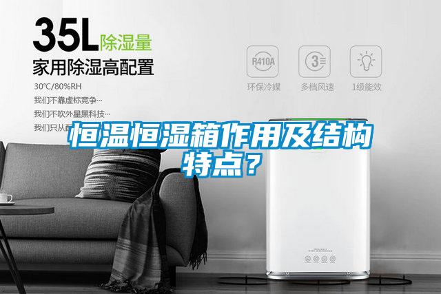 恒溫恒濕箱作用及結(jié)構(gòu)特點？