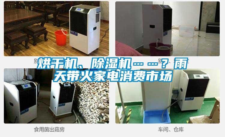 烘干機、除濕機……？雨天帶火家電消費市場