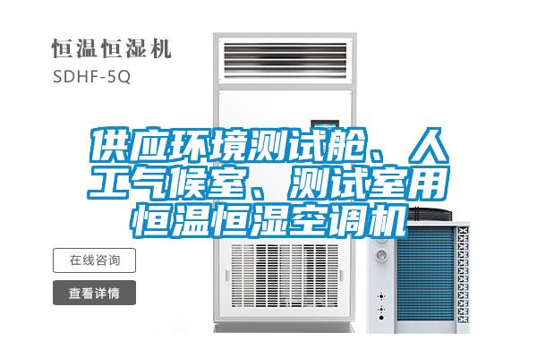 供應(yīng)環(huán)境測(cè)試艙、人工氣候室、測(cè)試室用恒溫恒濕空調(diào)機(jī)
