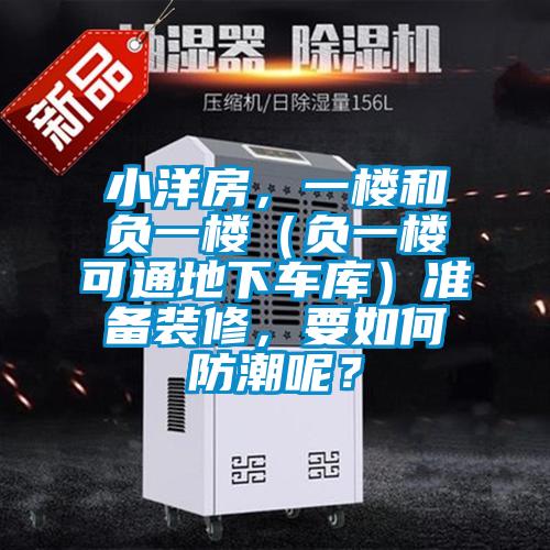 小洋房，一樓和負一樓（負一樓可通地下車庫）準備裝修，要如何防潮呢？