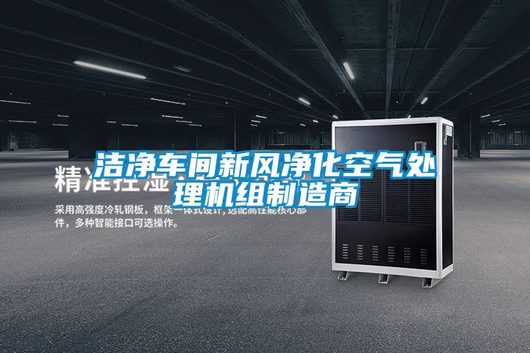 潔凈車間新風(fēng)凈化空氣處理機組制造商