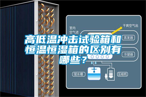 高低溫沖擊試驗箱和恒溫恒濕箱的區(qū)別有哪些?
