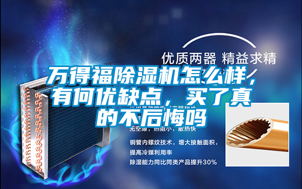 萬得福除濕機(jī)怎么樣，有何優(yōu)缺點，買了真的不后悔嗎