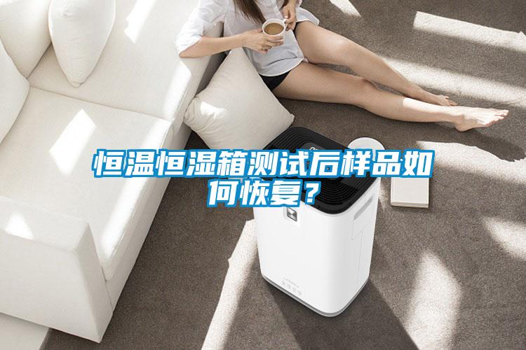 恒溫恒濕箱測試后樣品如何恢復(fù)？