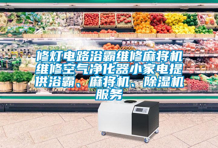 修燈電路浴霸維修麻將機維修空氣凈化器小家電提供浴霸、麻將機、除濕機服務