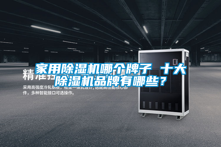 家用除濕機哪個牌子 十大除濕機品牌有哪些？