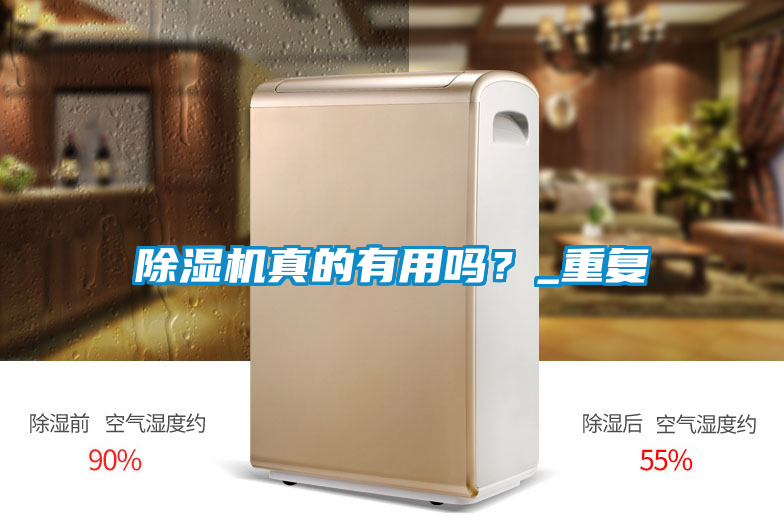 除濕機真的有用嗎？_重復