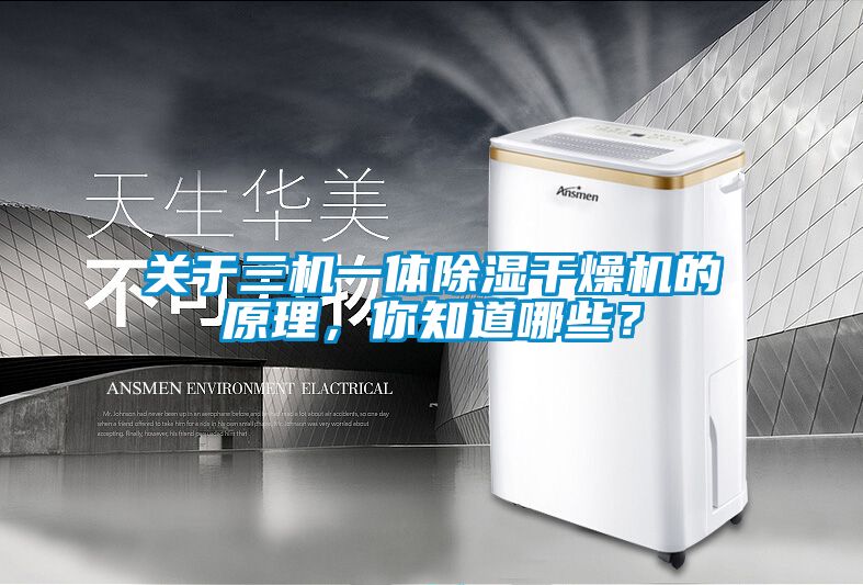 關于三機一體除濕干燥機的原理，你知道哪些？