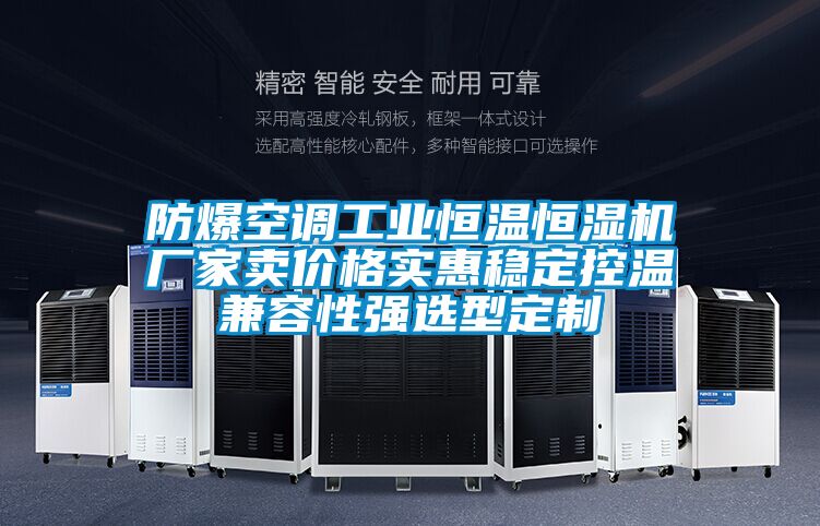 防爆空調工業(yè)恒溫恒濕機廠家賣價格實惠穩(wěn)定控溫兼容性強選型定制